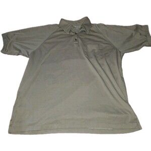 Vintage Knightsbridge Men’s L/G Grayish Green Short Sleeve Polo Shirt